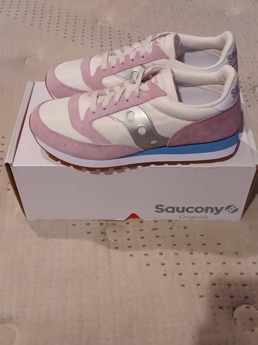 Saucony Pink & White Women's Sneakers View 4